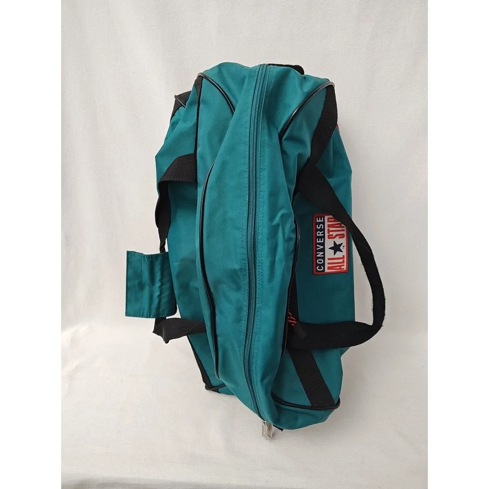 Vintage Converse Duffel‎ Bag All Star Club Tote Blue Gym Large Green with strap